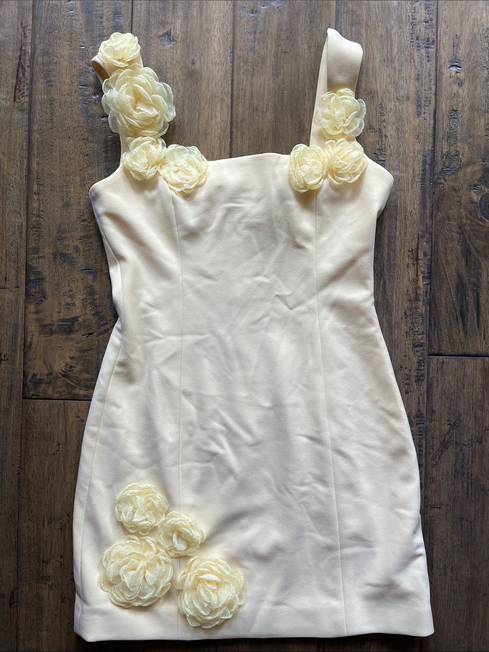 Elliatt Trompe Floral Sleeveless Minidress in Yellow - Picture 6 of 9